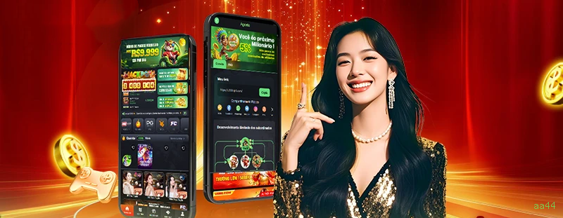Conta aa44 sincronizada site e app